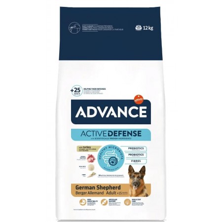 Advance Dog German Shepherd Turkey & Rice корм для немецких овчарок 12 кг (923671)